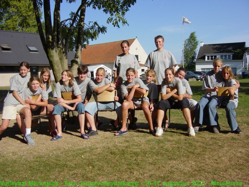 de meisjes C met Jo en Ellen (en waar zit Chris?)