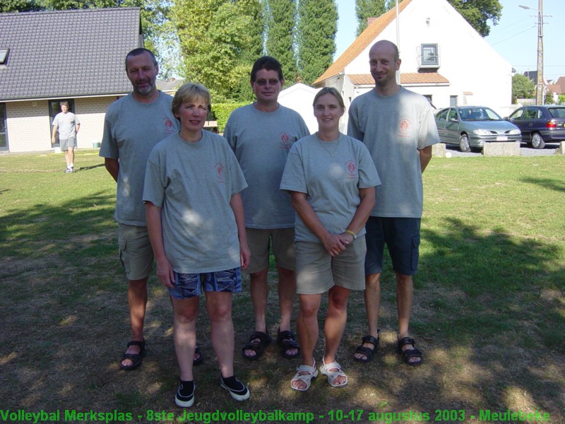 Ad, Willy, Mark, Lea en Helga.