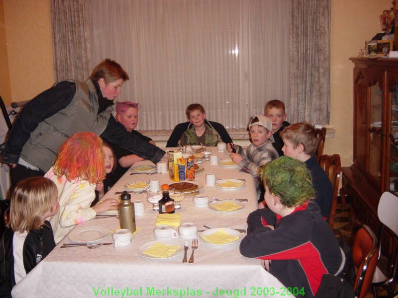 Na de training pannenkoeken eten bij Ellen.