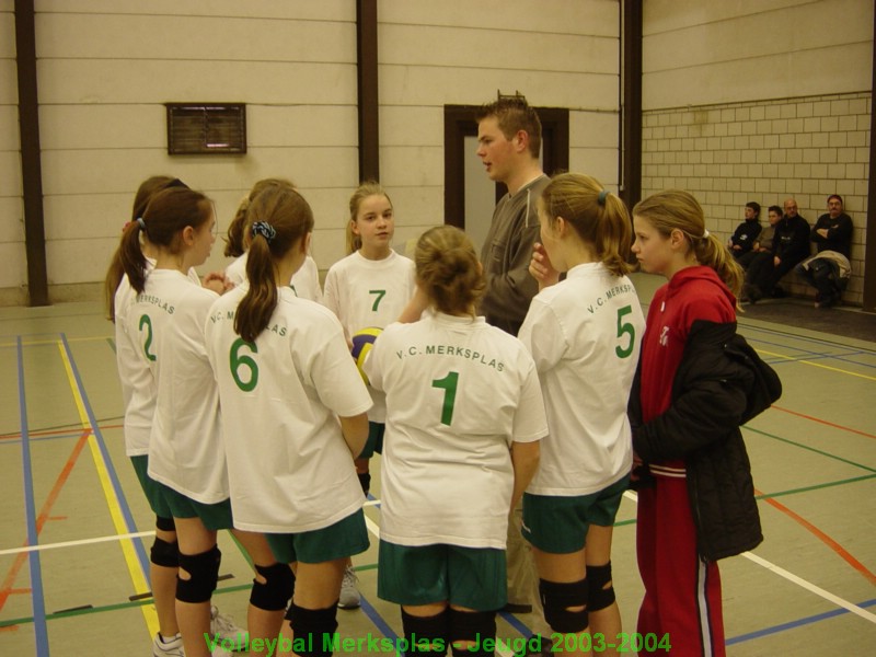 Peptalk van de coach.