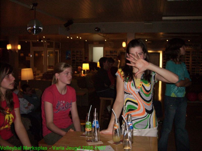 Bowling met de D-jeugd.