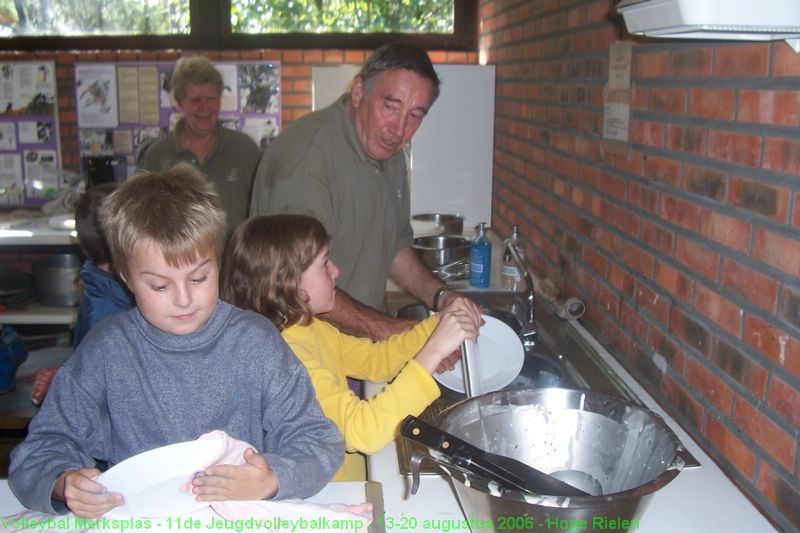 En dan afwassen.