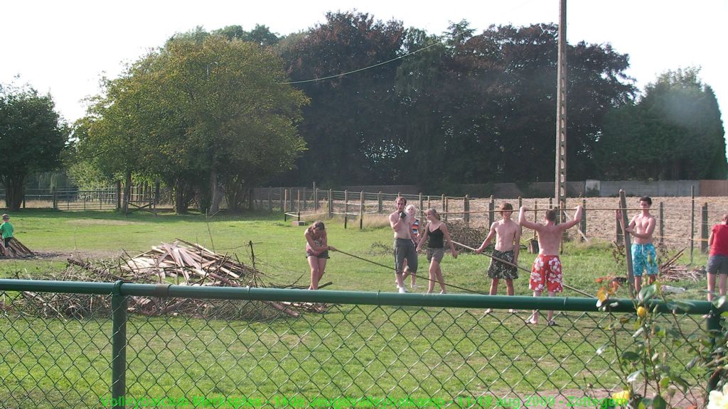 Hout voor het kampvuur.
