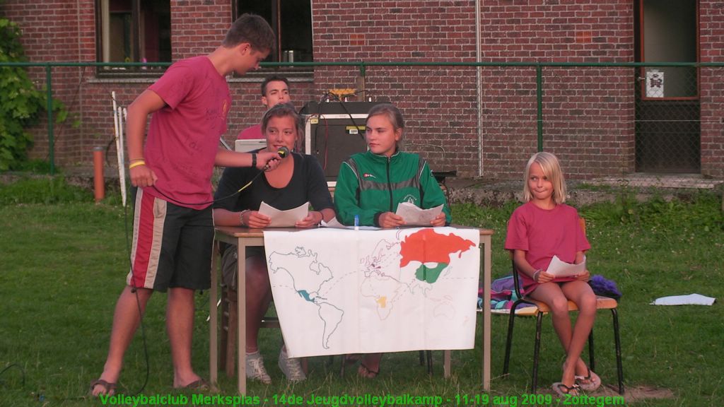 De jongste groep in actie.