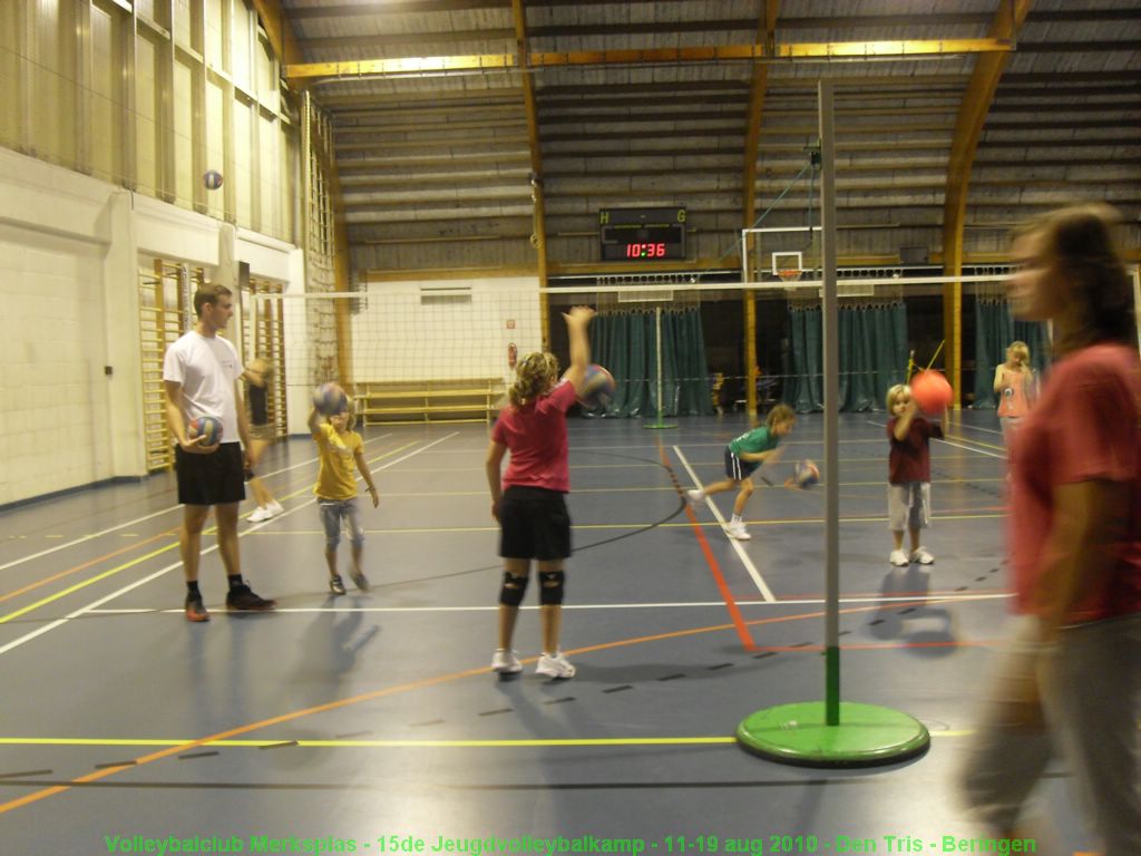 De jongste jeugd in actie.