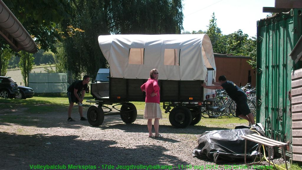 Onze huifkar, met dank aan Dave.