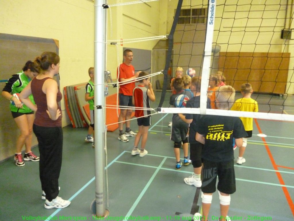 De eerste training.