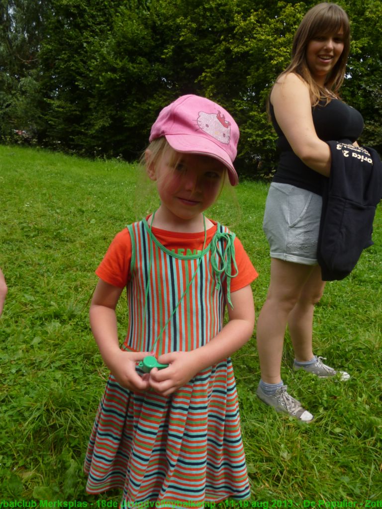 Met Liene als scheidsrechter.