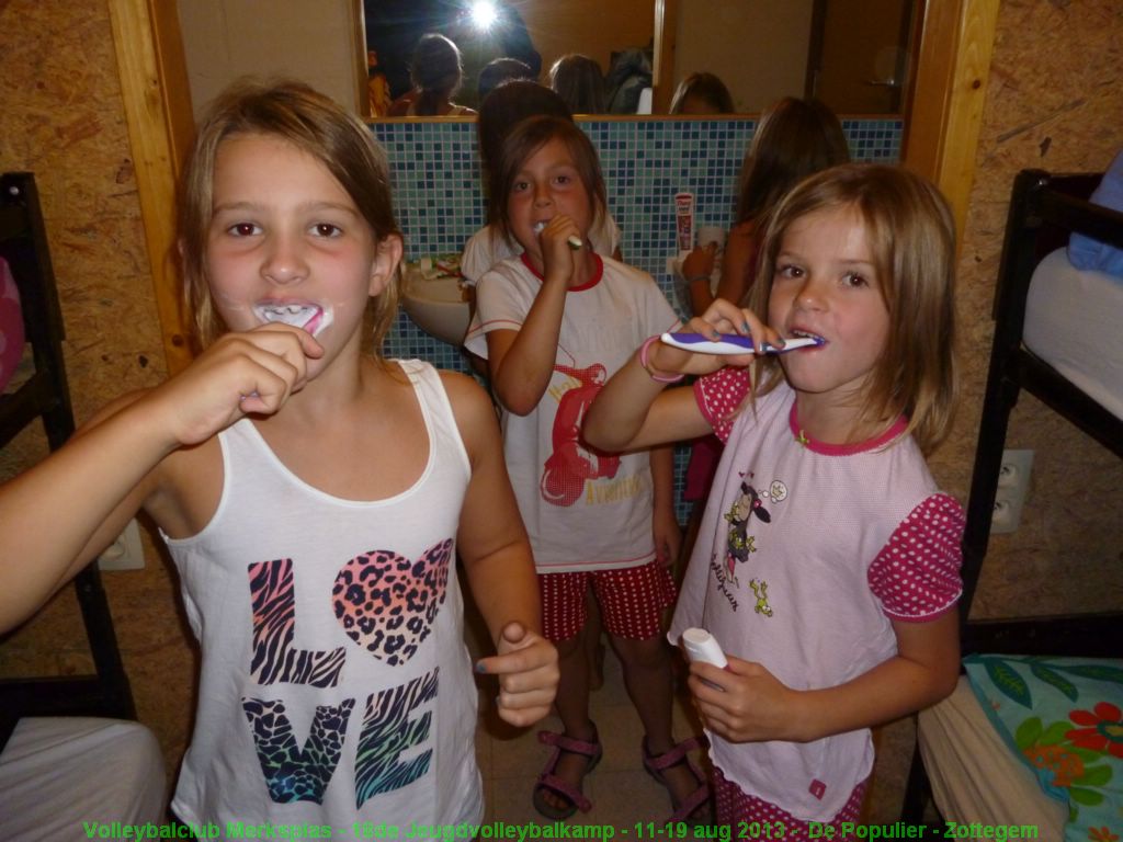 Wassen en lekker slapen!