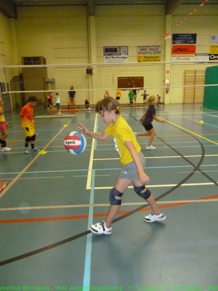 Eerste training volleyspeeltuin.