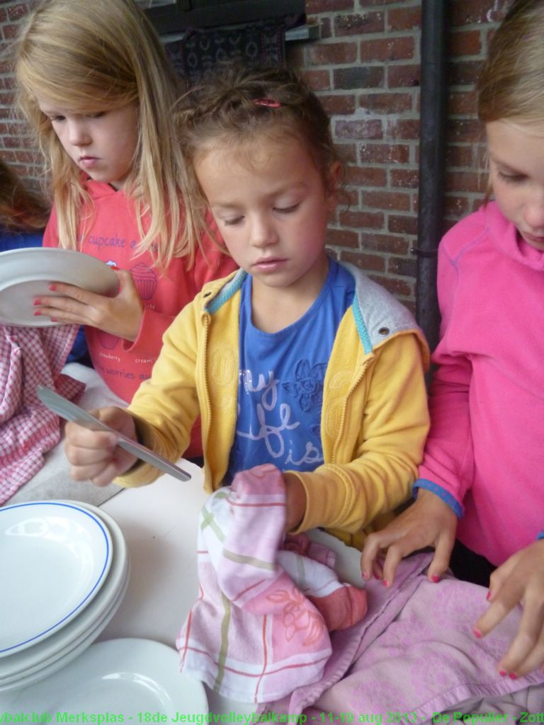 Zondag 18 augustus: ochtendafwas.