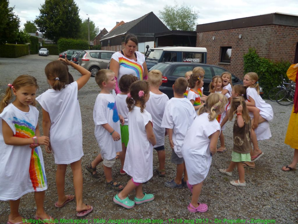 Oefenen voor het kampvuur.