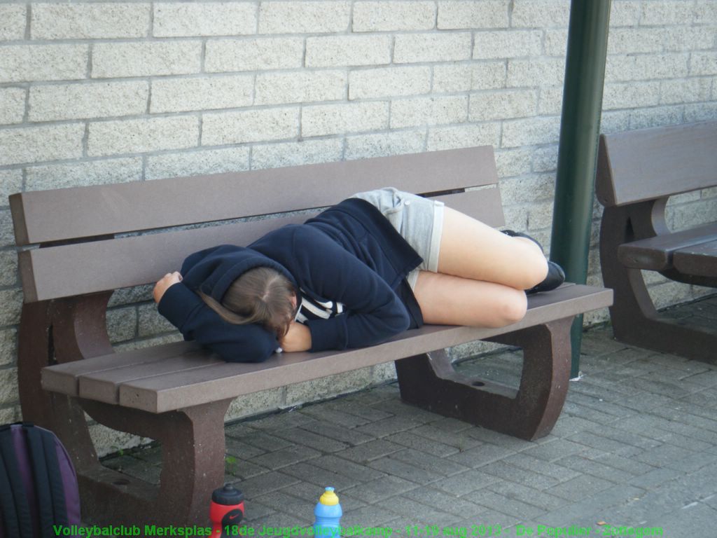 En aansluitend een middagdutje.