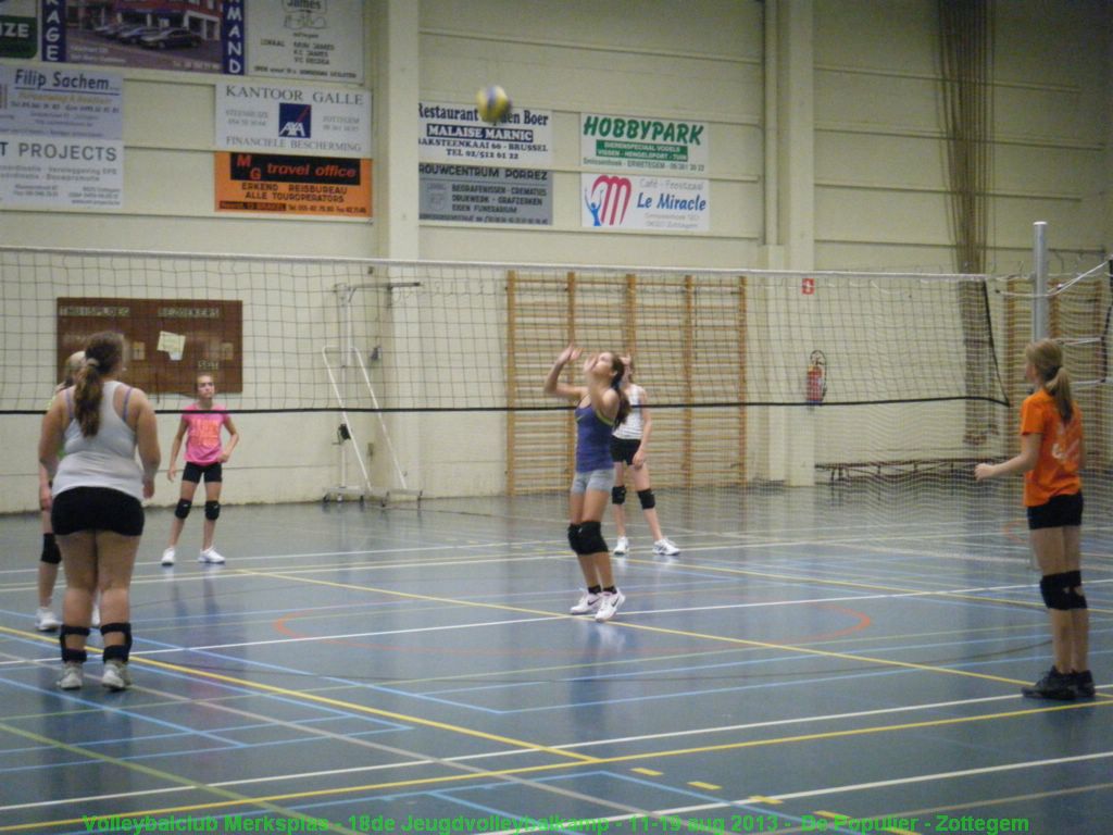 Training meisjes Cadetten.