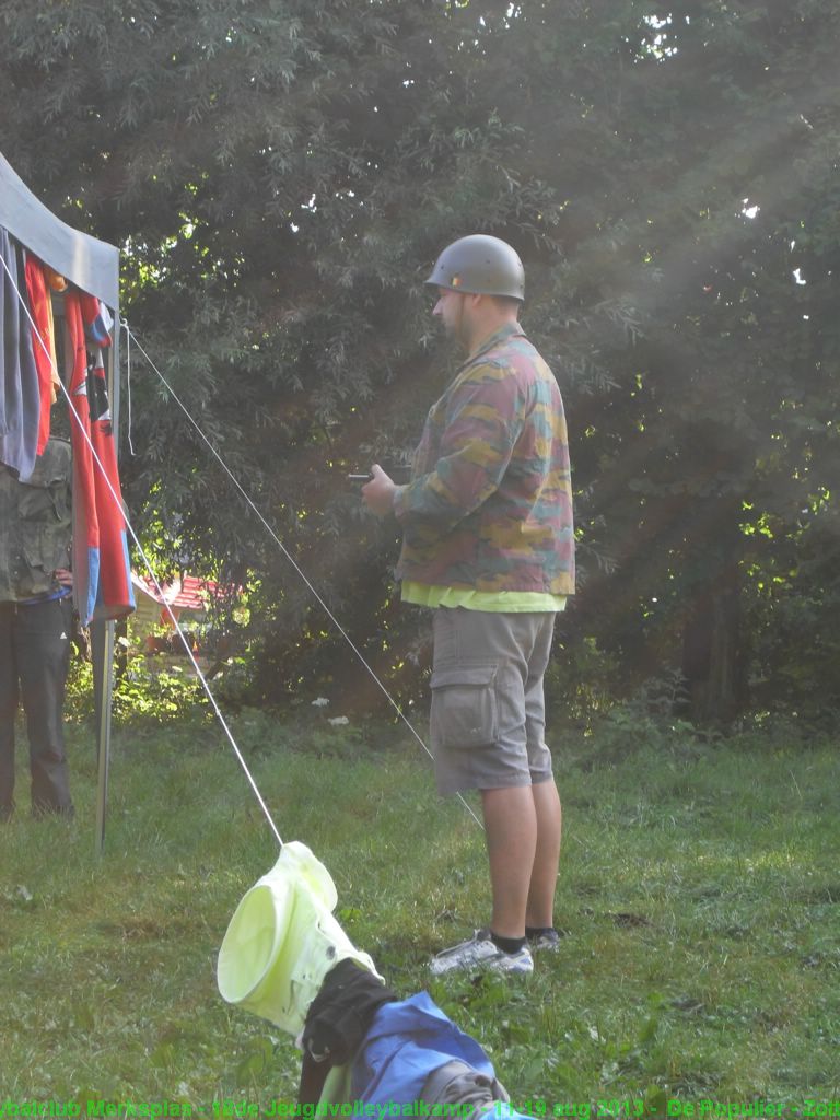 Paracommandotocht voor de jongens.