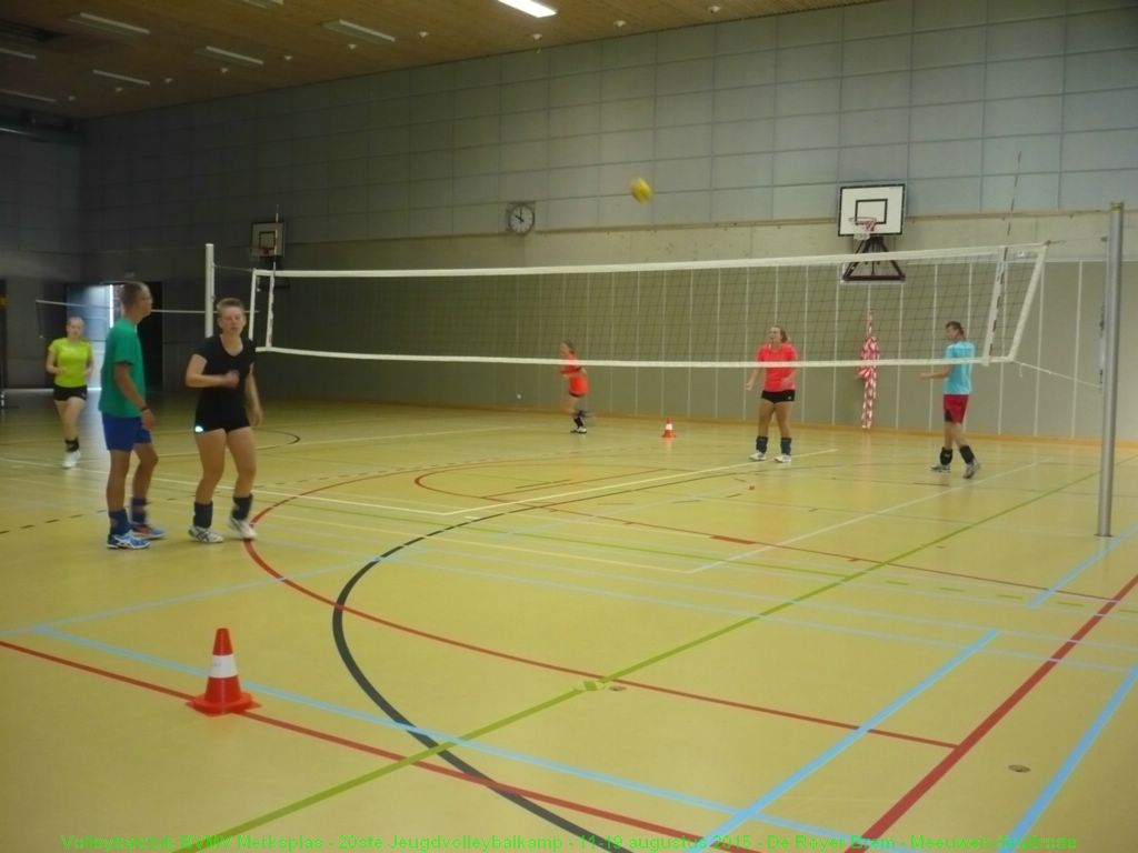 Training met de Scholieren.