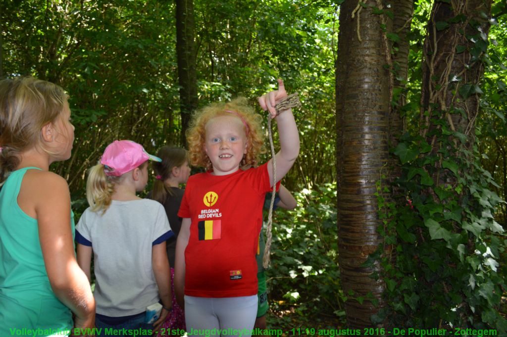 Bosspel met de Volleybalschool.