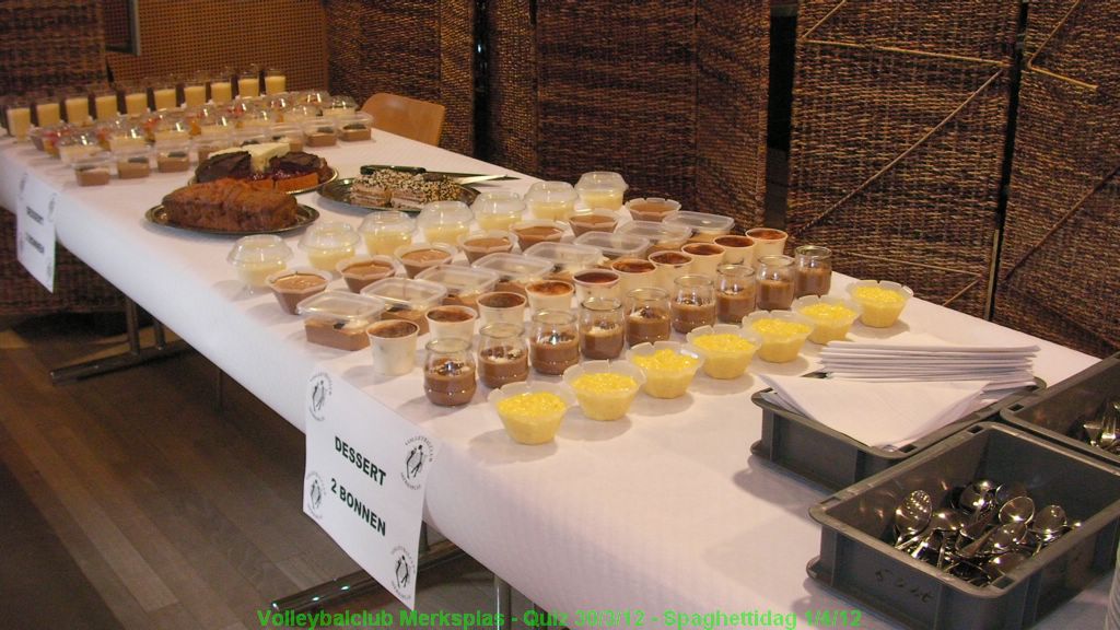 Een lekker desserten buffet. 