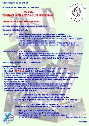 Information Tournoi de volleyball 2002 - PDF