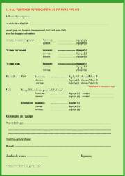 Bulletin d'inscription PDF