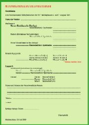 Anmeldung PDF