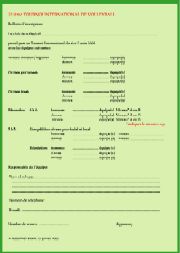 Bulletin d'inscription PDF